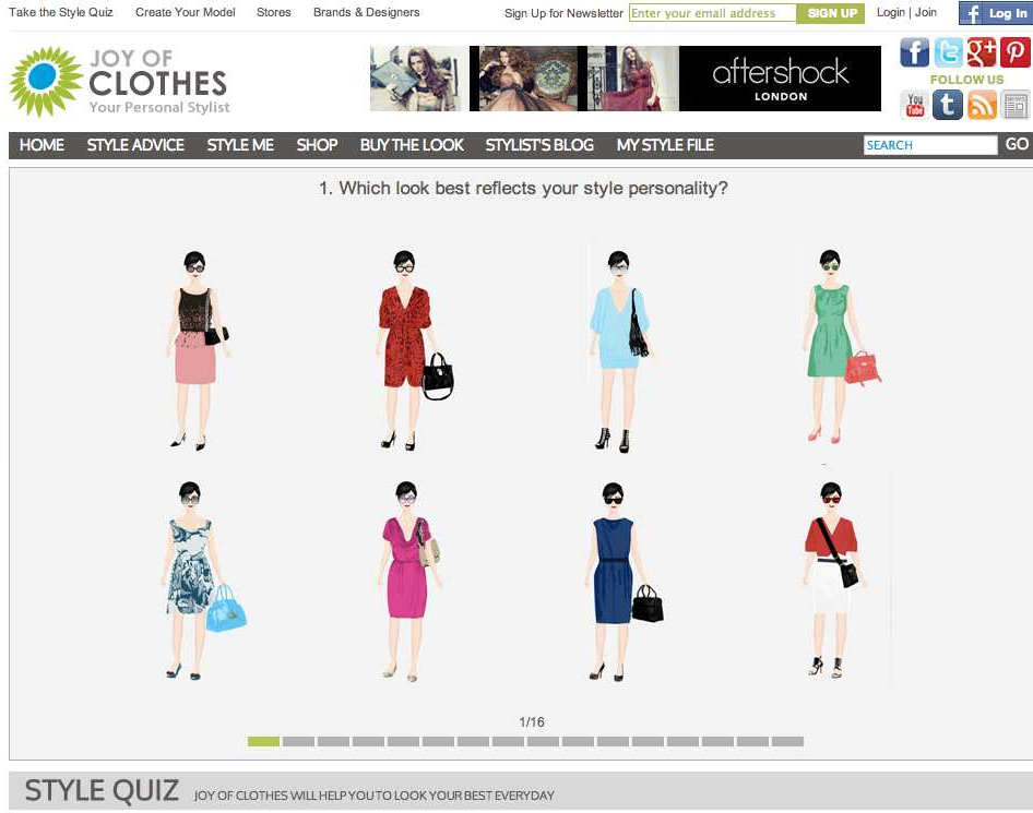 Joy of Clothes , http://www.joyofclothes.com, introduce new and free